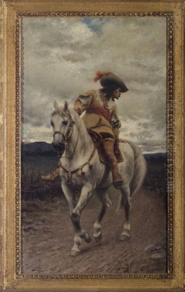 Cavalier On Horseback - view 1
