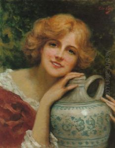 Donna Con Anfora by Tito Conti