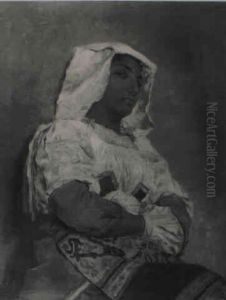 A Neopolitan Peasant Girl by Tito Conti