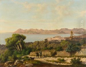 Blick Auf Die Bucht Von Cannes