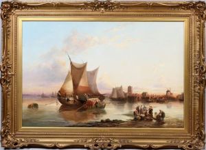 Rotterdam Harbour by Ebenezer Wake Cook