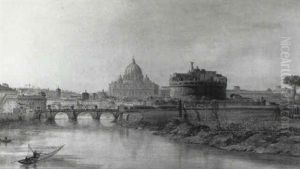 Il Vaticano De Castel Sant Angelo, Roma by Ebenezer Wake Cook