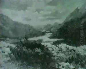 Landscape With River by George Eastman Cook