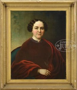 Portrait Of Elisabeth Peck Putnam, Wife Of Rockwell Putnam by Nelson Cook