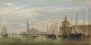 The Dogana, Looking Towards San Giorgio Maggiore, Venice by Edward William Cooke