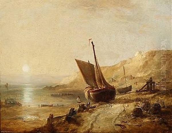 Coastal Scene From The Isle Of Wight - view 1