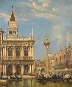 The Piazzetta Of St. Mark, Venice by Edward William Cooke