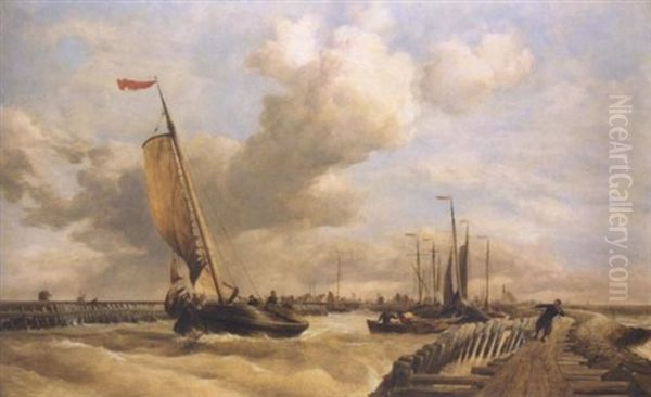 A Fishing Port, Broeckenhaven Harbour Fo The Zuider Zee - view 1