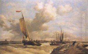 A Fishing Port, Broeckenhaven Harbour Fo The Zuider Zee
