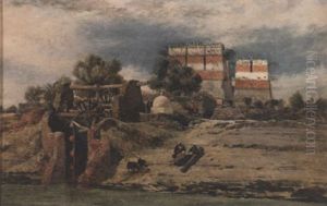 Pigeon Houses, Mutaneh Near Esneh On The Nile by Edward William Cooke