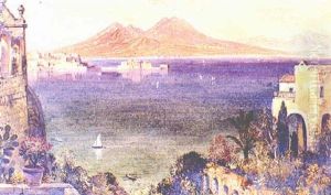 Vesuvius And Castel Del Ovo From Villa Cedroni, Posillipo