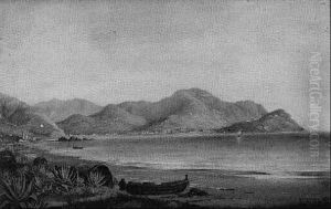 On The Mediterranean Coast by Edward William Cooke