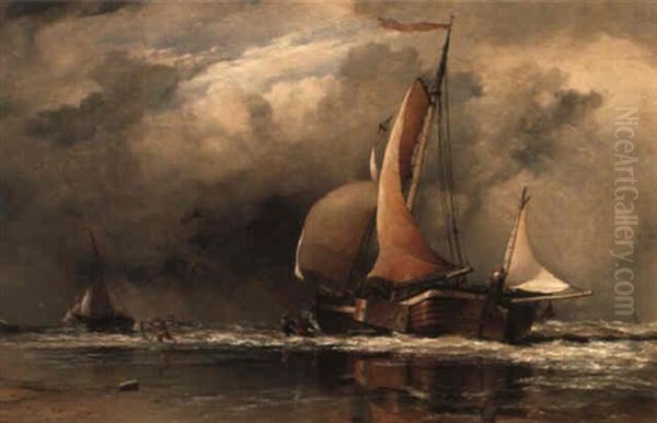 On Shore For A Tide: Coast Of Holland - view 1