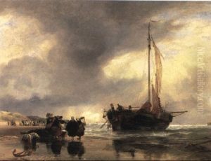 Near Scheveningen by Edward William Cooke