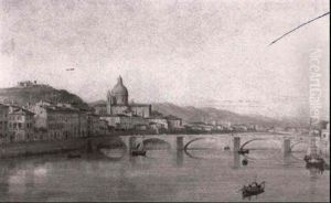 San Frediano, Florence by Edward William Cooke