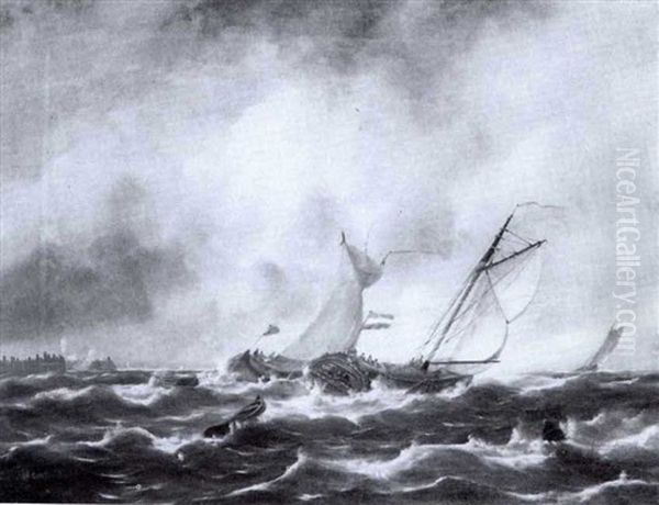 Offshore Shipping In A Strong Breeze - view 1