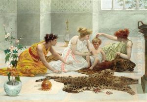 Harem Scene by Margaret Murray Cookesley