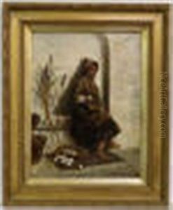 The Young Arab Egg Seller '1894' The Young Arab Egg Seller '1894'