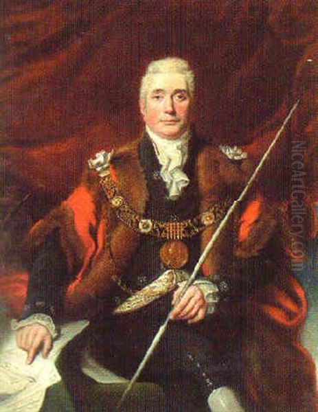 Portrait Of John Cash, Lord Mayor Of Dublin, Wearing Chain Of Office - view 1