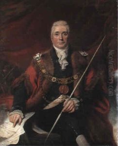 Portraet Af John Cash, Borgmester I Dublin Fra 1814 by Thomas Cooley