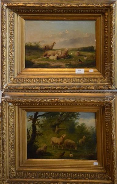 Moutons Au Paturage (pair) - view 1
