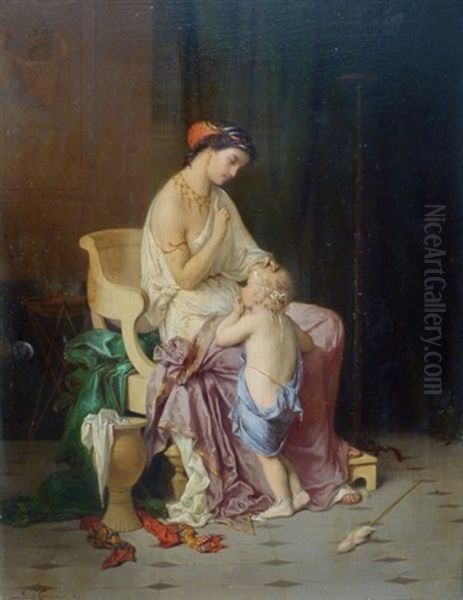 Jeune Femme Et Enfant - view 1