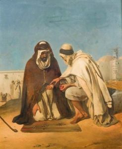 Negociation Devant La Kouba by Joseph Coomans