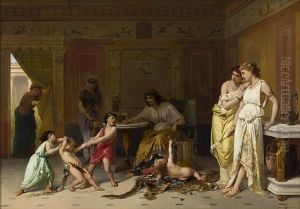 Dans L'atelier Du Sculpteur by Pierre Olivier Joseph Coomans