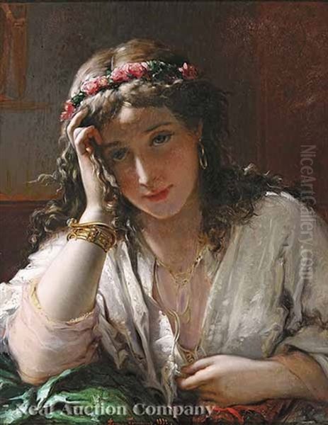 A Young Dark-haired Beauty - view 1
