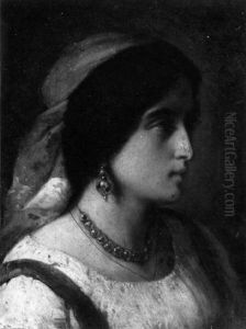 Neapolitan Woman by Pierre Olivier Joseph Coomans