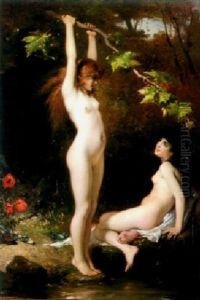 The Bathers by Pierre Olivier Joseph Coomans