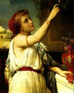 Amaryllis by Pierre Olivier Joseph Coomans