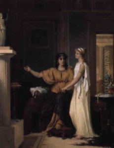 The Wisdom Of Minerva by Pierre Olivier Joseph Coomans