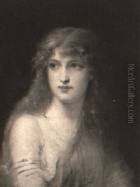 Portrait Of A Lady In A Voile Dress - view 1