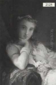 Young Beauty by Pierre Olivier Joseph Coomans