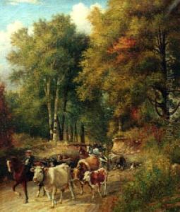 Congestion On A Country Road by Delbert Dana Coombs