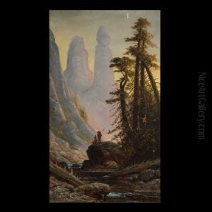 Watch Towers On The Cache La Poudre River, Colorado by A.D.M. Cooper
