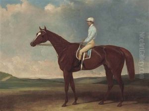 Lord George Bentinck's Miss Elis, Winner Of 1845 Goodwood Cup, With G. Abdate Up by Abraham Cooper