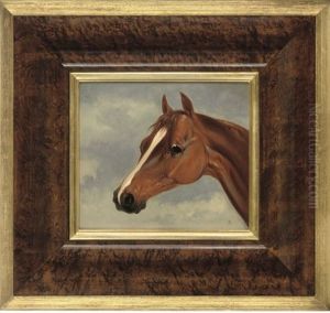 Mr. Stanlake Baston's Chesnut Colt Plenipotentiary (study)