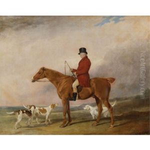 Thomas Rounding, Esq. On His Favorite Hunter "spankaway" With Gladsome, Governess And Syren, Staghounds Of The Epping Forest Hunt Thomas Rounding, Esq. On His Favorite Hunter "spankaway" With Gladsome, Governess And Syren, Staghounds Of The Epping Forest Hunt
