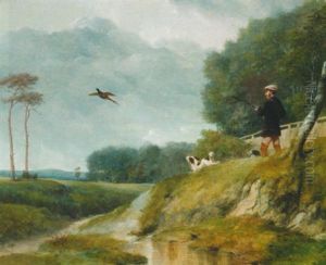 The Pheasant Shoot by Abraham Cooper