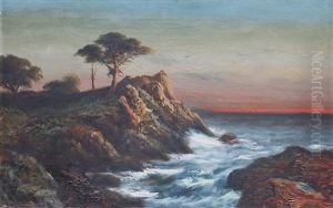 View Of Monterey Bay by Astley David Middleton Cooper