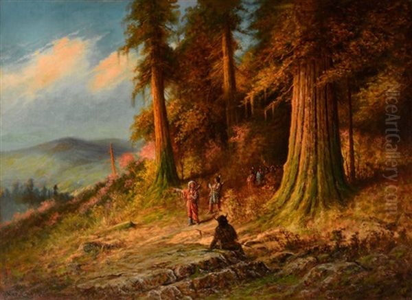 Hunting In The Redwood Forest - view 1