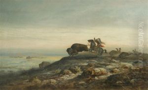 Buffalo Chase by Astley David Middleton Cooper