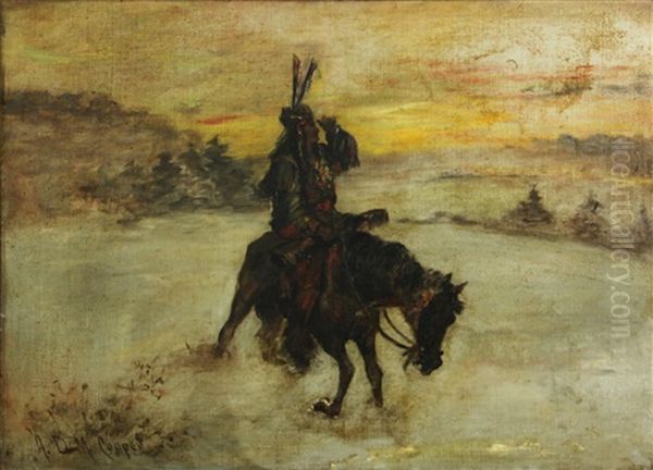 Mounted Indian - view 1