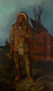 Indian Chief by Astley David Middleton Cooper