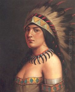 Chip-ink-tu-ta (prairie Flower): Halfbreed, Sioux And French Canadian by Astley David Middleton Cooper