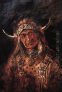 Indian Chief by Astley David Middleton Cooper