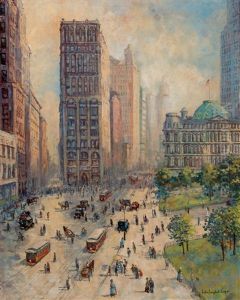 City Park by Colin Campbell Cooper