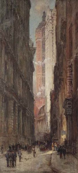 Liberty Street Crevasse, N.y.c - view 1